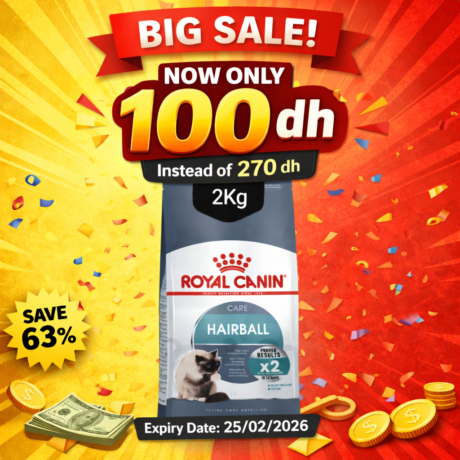 Royal Canin Kibbles for Cats to reduce hairballs 2Kg