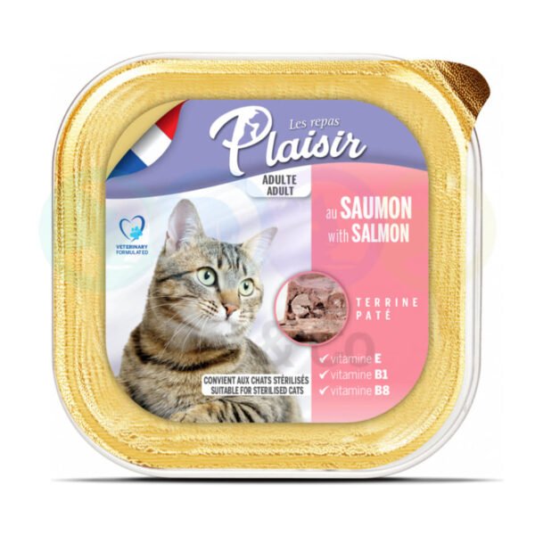 Pâté pour chats au saumon - Les repas Plaisir