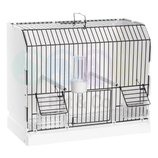 Cage exposition 3 portes frontal noir - 2G-R