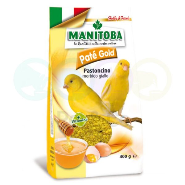 Pâté pour oiseaux canaris jaunes Gold 400g - Manitoba