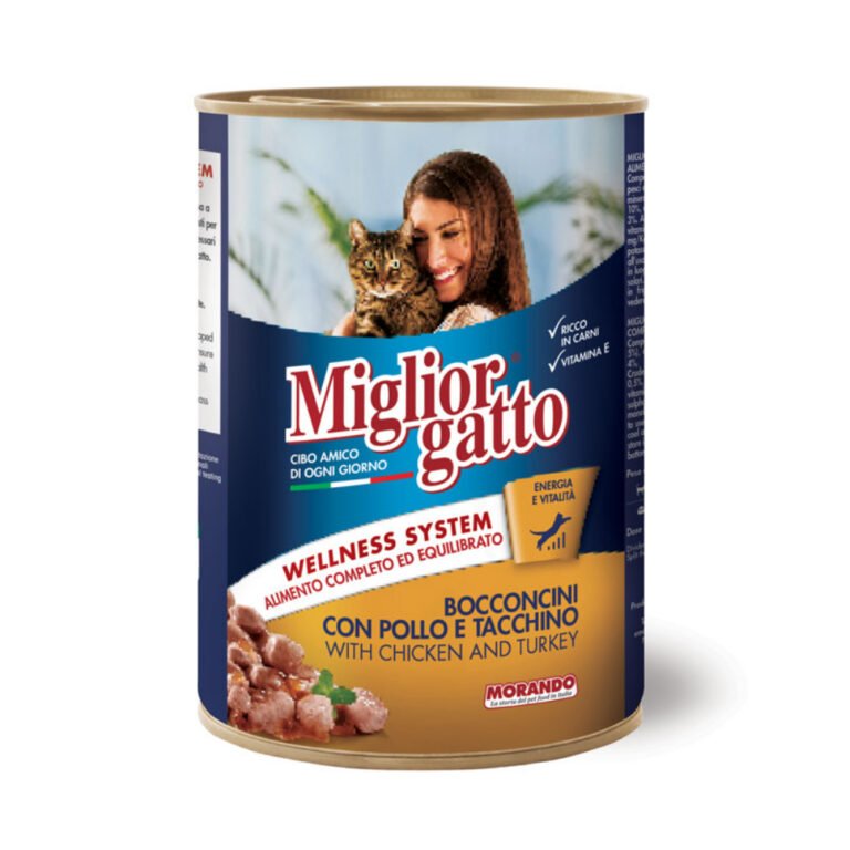 Bouchées au poulet et dinde 405g - Migliorgatto