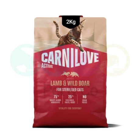 Carnilove Kibbles for Sterilized Cats with Lamb & Wild Boar 2Kg