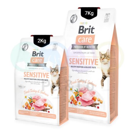 Brit Care Grain-free Kibbles for Cats with Sensitive Digestion