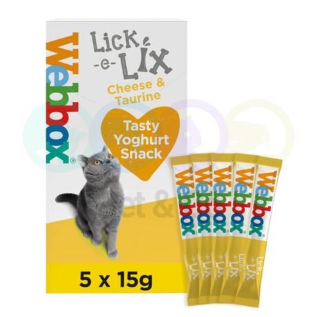 Webbox Liquid for Cats with Cheese & Taurine 5x15g