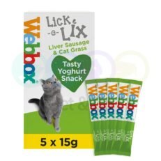 Webbox Liquid for Cats with Liver & Cat Grass 5x15g