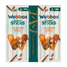 Webbox Cat Treats Sticks with Chicken & Liver 6×5g