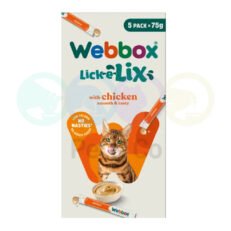 Webbox Liquid for Cats with Chicken 5x15g
