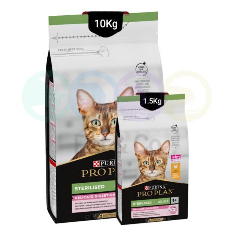 Pro plan Kibbles for Sterilized Cats with Chicken