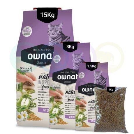OWNAT Classic Kibbles for Sterilized Cats