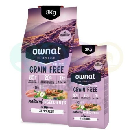 OWNAT Grain-Free Kibbles for Sterilized Cats with Chicken