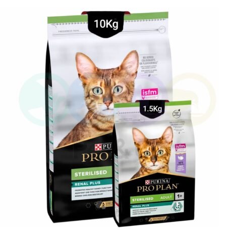 Pro Plan Kibbles for Sterilized Cats Renal with Turkey