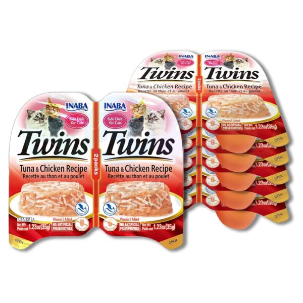 Lot Twins Shredded Chicken with Tuna & Chicken Recipe 6×80g