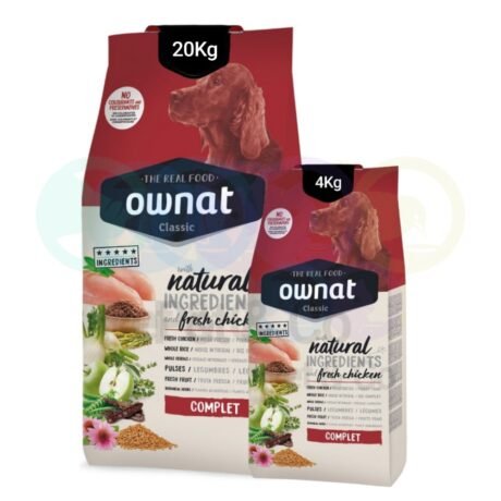 Ownat Kibbles for Dogs with Chicken Complet