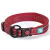 Dog Collar Red with reflective band