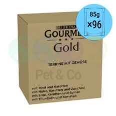 Lot Gourmet Gold Tartelette for Cats 8×85g×12