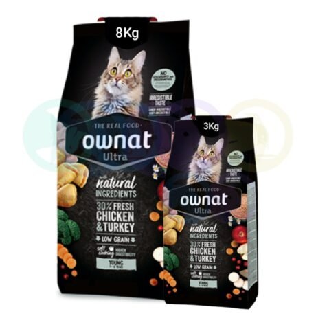 Ownat Ultra Kibbles for Adult Cats with Chicken