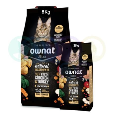 Ownat Ultra Kibbles for Sterilized Cats with Chicken