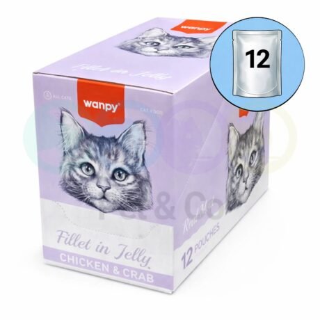 Lot Wanpy Fillet in Jelly Real Meat 12×85g
