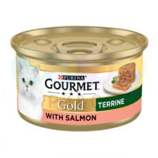 Gourmet Gold Terrine for Cats with Salmon 85g