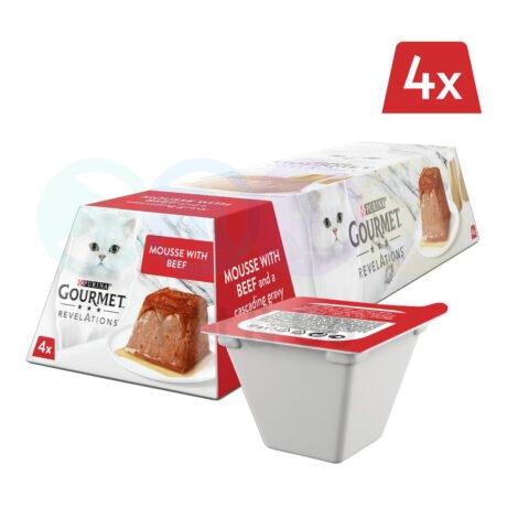 Lot Gourmet Revelations for Cats 4×75g
