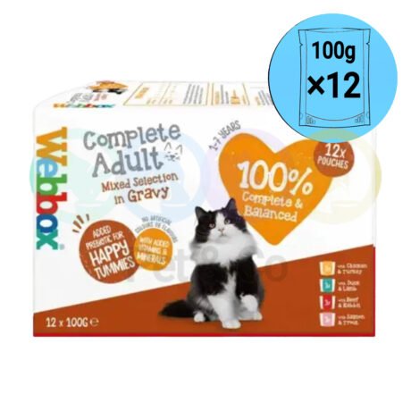 Lot Webbox Chunks in Gravy Mixed Selection 12×100g
