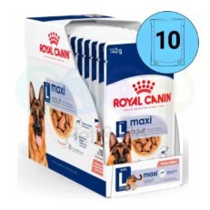 Lot Royal Canin Chunks in Gravy for Dogs Large Breed 10×140g
