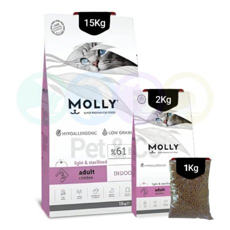 Molly Kibbles for Sterilised Cats Indoor with Chicken