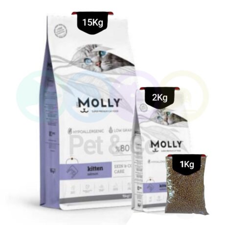 Molly Kibbles for Kittens Skin & Coat Care with Salmon