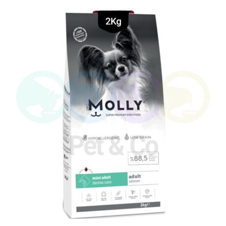 Molly Kibbles for Dogs Mini Breed Derma Care with Salmon 2kg