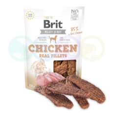 Brit Meat Jerky Dog Real Fillets of Chicken 80g