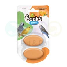 Beak's Care Calcium Block with Orange Flavor 2×20g