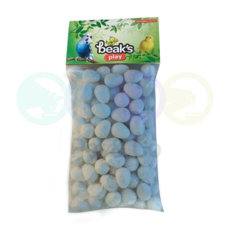 Plastic Grey Eggs for Small Birds