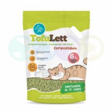 Cat litter Tofulett with Green tea parfum 6L