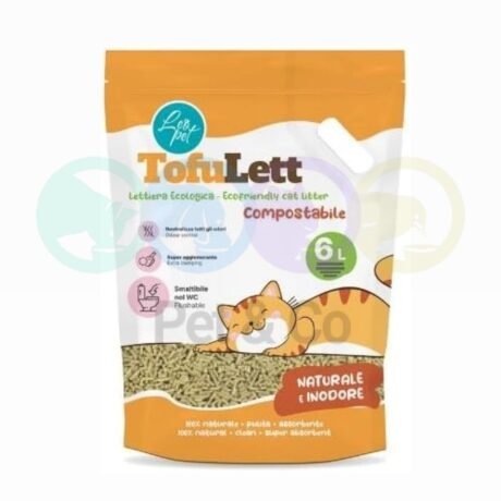 Leopet Tofu Cat litter Naturale Tofulett 6L