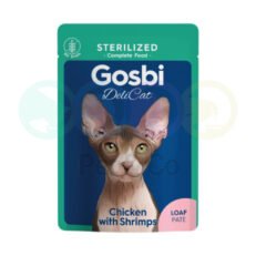 Gosbi Delicat Loaf for Sterilized Cats with Shrimps 70g