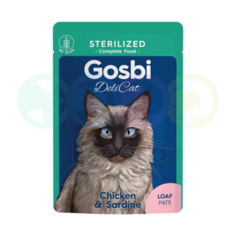 Gosbi Delicat Loaf for Sterilized Cats with Sardines 70g