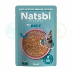 Natsbi Steamed Recipe for Cats with Beef 80g