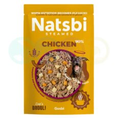 Natsbi Steamed Recipe for Dogs with Chicken 200g