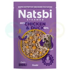 Natsbi Steamed Recipe for Dogs with Chicken & Duck 200g