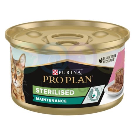 Pro Plan Terrine for Sterilized Cats with Tuna & Salmon 85g