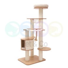 Cat Tree Multi-level with Acrylic Hammock 165cm