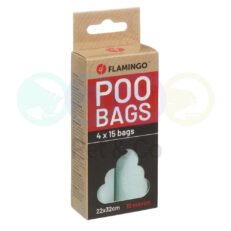 Poop Bags for Dogs Green 4×15 rolls