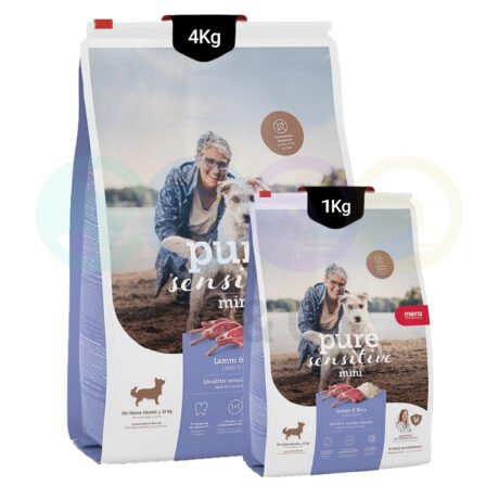 Mera Pure Sensitive Kibbles for Mini Dogs with Lamb & Rice