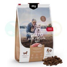 Mera Pure Sensitive Kibbles for Mini Dogs with Turkey & Rice 4kg