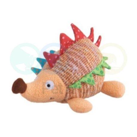 Dog Toy Hedgehog in fabric with squeaker