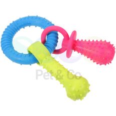 Dog Toy Chew Rubber Ring with Pacifiers