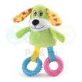 Dog Toy Plush with Rubber Rings