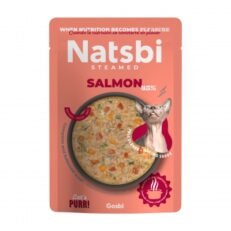 Natsbi Steamed Recipe for Cats with Salmon 80g