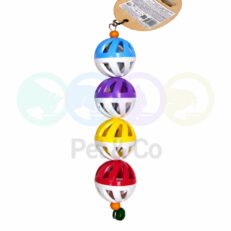 Bird Toy 4 plastic Balls & Bells