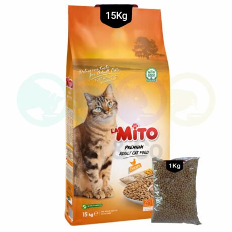 La mito Kibbles for Cats with Chicken 15Kg